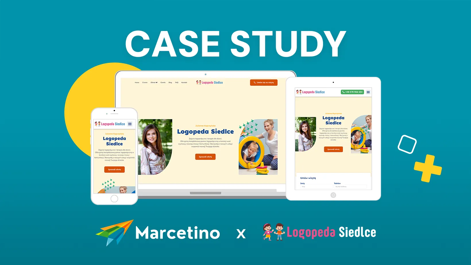 Strona internetowa dla logopedy z Siedlec