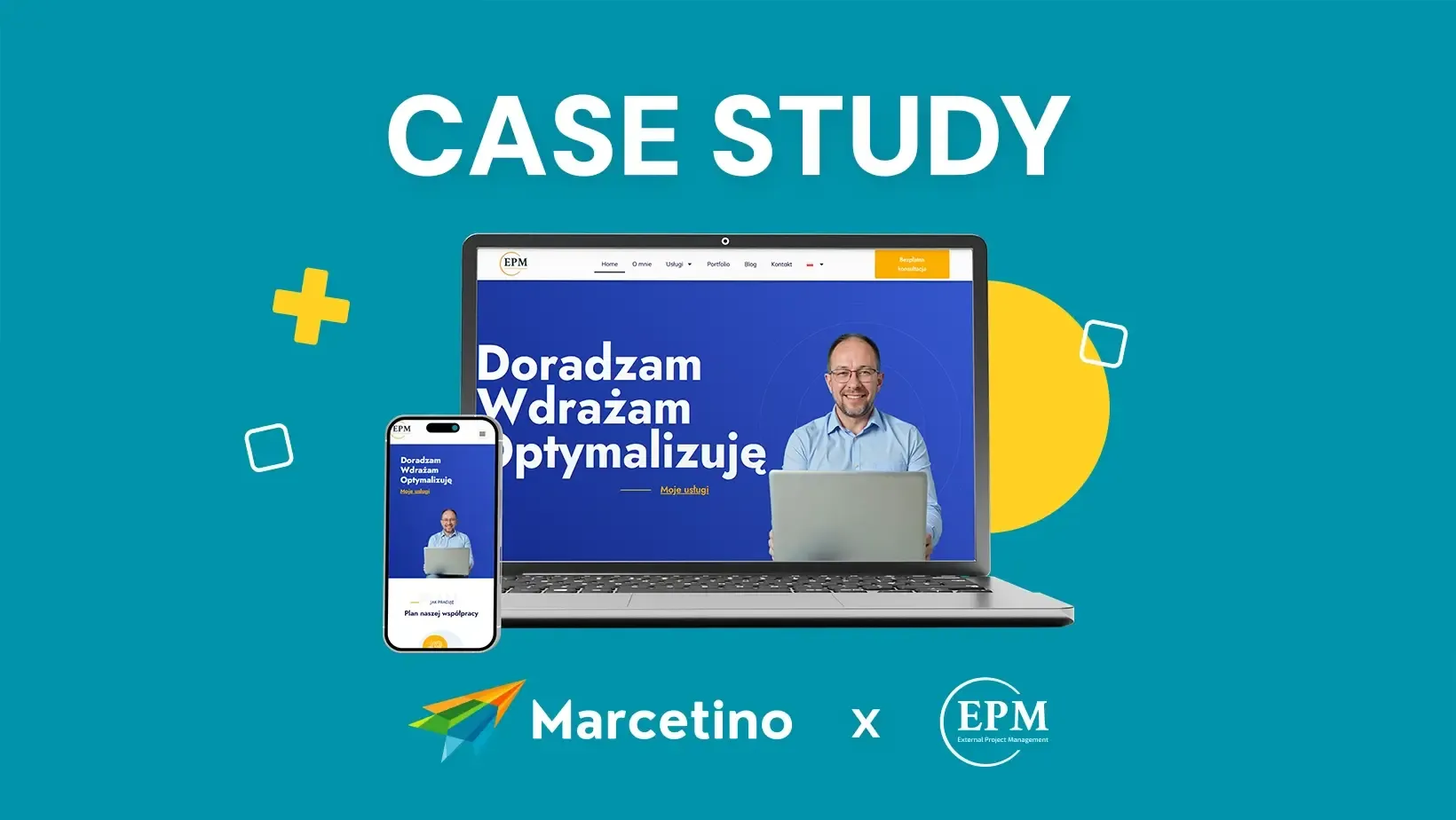 EP Management: Strona internetowa konsultanta biznesowego i wizerunek online