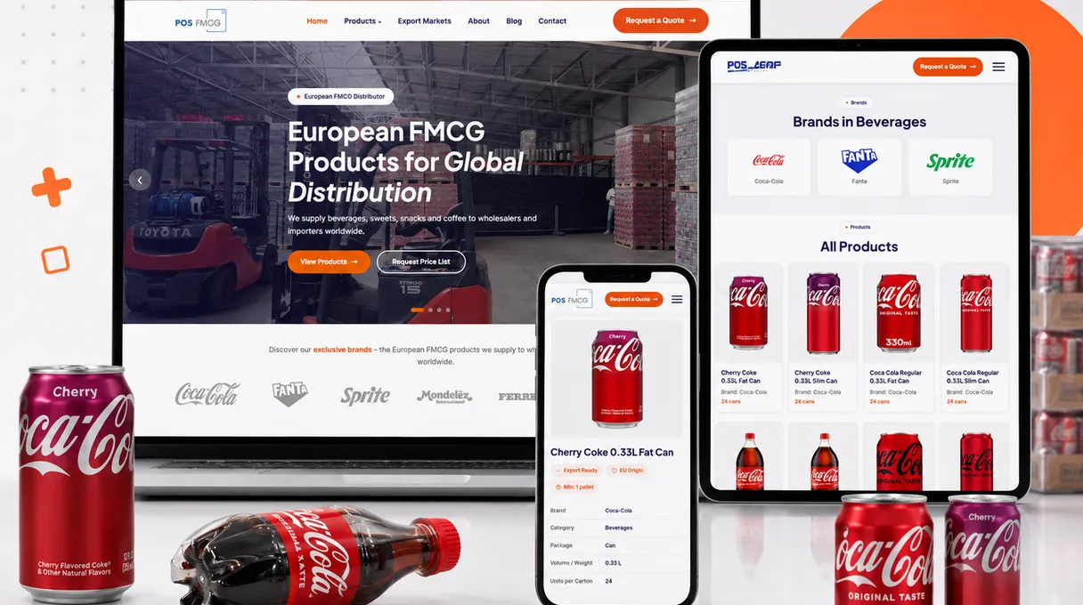 POS FMCG - strona, która zwróciła się w 2 miesiące i pozyskuje klientów z zagranicy